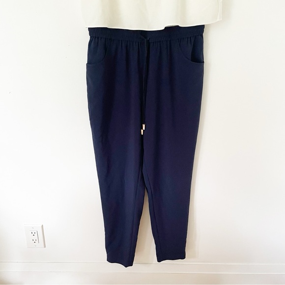 NWOT Ted Baker Cold Shoulder Jumpsuit,
Navy/White Size US 8 - Picture 10 of 16